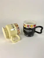 ماگ پایه دار گلدار