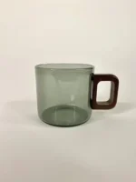 شات پیرکس دودی دسته چوبی