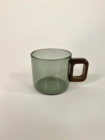شات پیرکس دودی دسته چوبی شات پیرکس دودی دسته چوبی