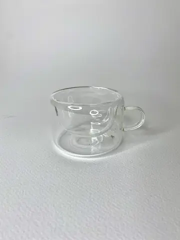 فنجان قهوه خوری دوجداره پیرکس فنجان قهوه خوری دوجداره پیرکس