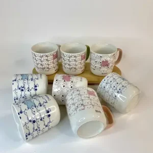 ماگ فانتزی طرح حیوان رنگ سفید
