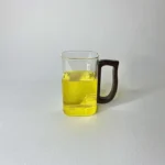 لیوان بلند دسته چوبی پیرکس
