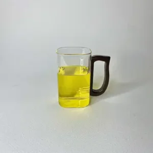 لیوان بلند دسته چوبی پیرکس
