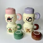 ماگ سرامیکی خرس و گربه