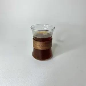 لیوان کمر چوبی شیاردار قوسی