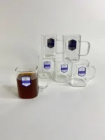 لیوان مربع دسته دار پیرکس