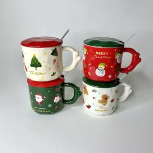 ماگ سرامیکی کریسمس دسته برجسته