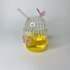 ماگ اسموتی پروانه ای صورتی