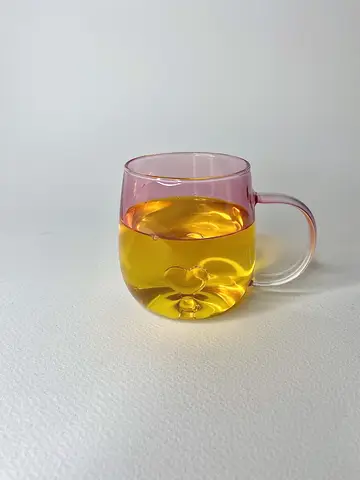 لیوان استخری پیرکس دورنگ صورتی لیوان استخری پیرکس دورنگ صورتی