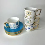 ماگ و زیر ماگی طرح چشم زخم