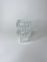 لیوان اسموتی پیرکس دوتکه شیاردار