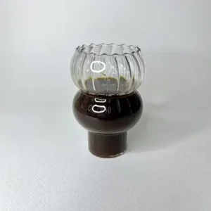 لیوان اسموتی پیرکس دوتکه شیاردار