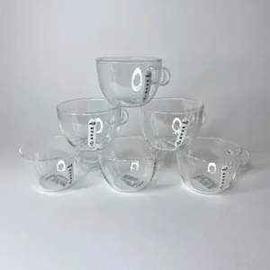 لیوان پیرکس دسته دار لبه پهن