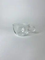 لیوان پیرکس دسته دار لبه پهن