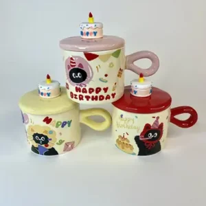 ماگ سرامیکی گربه HAPPY BIRTHDAY