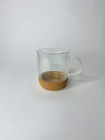 لیوان پیرکس زیر چوب پنبه شیاردار