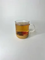 لیوان پیرکس زیر چوب پنبه شیاردار