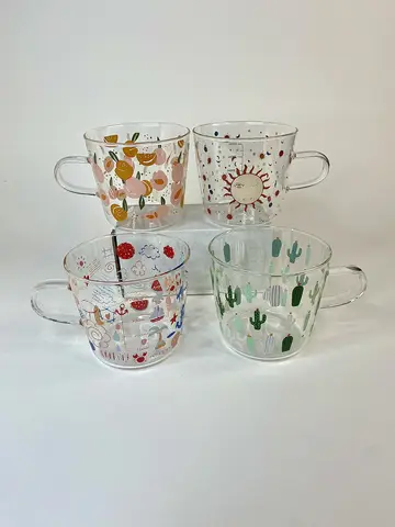 لیوان پیرکس طرح فانتزی لیوان پیرکس طرح فانتزی