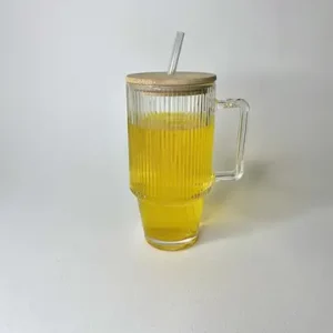 لیوان بلور طرح استنلی شیاردار