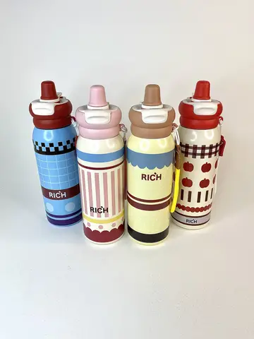 قمقمه استیل دوحالته RICH حجم 650 میل قمقمه استیل دوحالته RICH حجم 650 میل