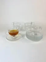 استکان دسته مرواردیدی ساده زیردار