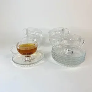 استکان دسته مرواردیدی ساده زیردار
