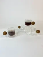 شات دوجداره کف پهن دسته توپی چوبی