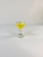 شات بلور پایه دار شیاردار 15 میل