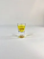 شات بلور استوانه زیر طلایی 10 میل
