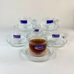 ست قهوه خوری و نعلبکی الیسا 6 عددی 100 میل
