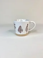 ماگ سرامیکی دورنگ روستیک طرح درخت