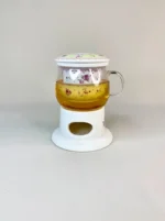 لیوان دمنوش پیرکس با وارمر آنجلا ZP-261