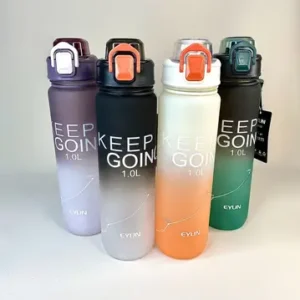 قمقمه ورزشی یک لیتری دورنگ KEEP GOING برند ایون