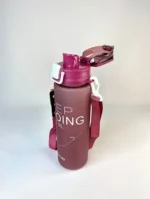 قمقمه ورزشی یک لیتری بند دار KEEP GOING ایون