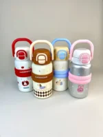 قمقمه استیل حیوانات LUCKYCUP دوحالته 550 میل